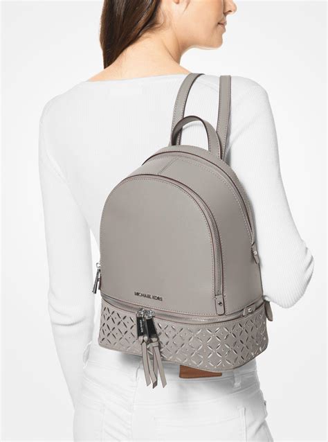 grey michael kors logo purse|Michael Kors backpack gray.